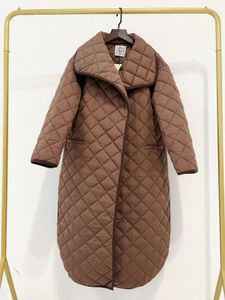 Toteme Signature Quilted Coat Black Size XS-M