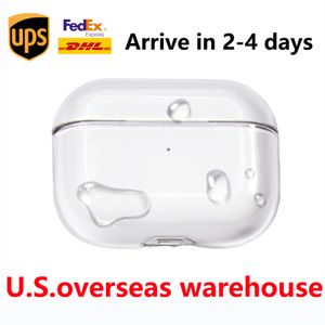 For Airpods Pro 2 3 Headphone Accessories Solid Silicone Cute Protective Earphone Cover Apple Wireless Charging Box Shockproof Cases
