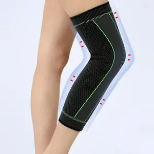 Diz Pedler 1 PCS Sıkıştırma Destek Kılıf Koruyucusu Elastik Kneepad Brace Bahar Voleybolu Çalışan Silikon