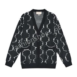 Kvinnors tröjor Spring Autumn Loose Casual Woman Designer Tröja Kvinnor Tröja Vinter cardigans Sticked Loose Coat Double Letter Sweaters Damer yttre slitage