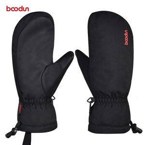 Ski Gloves Boodun Men Women Warm Winter Ski Gloves Outdoor Sports Mitten Thickened Cold Weather Gloves Windproof Winter Snowboard Gloves 231031