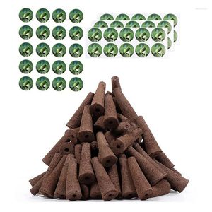 Grow Işıkları Süngerler 100 Paket Hidroponik Pods 50 Tohum Pod Etiketleri İç Mekan Büyüme Sistemi İçin Aksesuar Parça