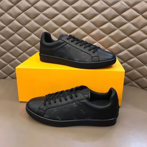 Luxury Luxemburg Sneakers Rivoli Shoe Casual Shoes Black White Bicolor Calf Leather Shoes Gummi Outsole Mens Designers Sneakers 05