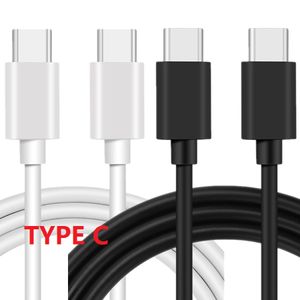 1M 3FT PVC Type C Кабели USB-C Micro USB-зарядное устройство для Samsung S8 S9 S10 S20 S22 S23 HTC Huawei Xioami Android Phone PC