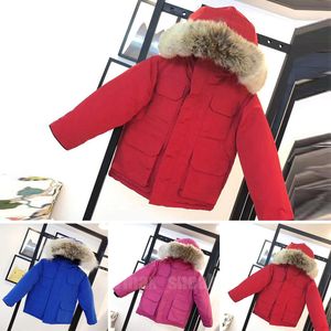 2023 OLEKID Winter Down Jacket For Boys Real Raccoon Fur Thick Warm Baby Outerwear Coat 2-12 Years Kids Tenage Parka