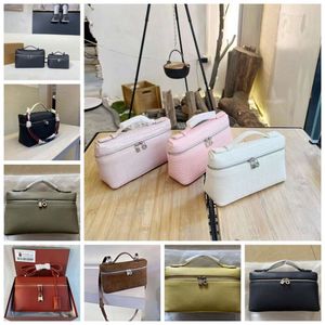 Projektant Crossbody Mini Tote Brand L19 Lunch Box Torba dla pracownika biurowego mody kosmetyczne torebki makijażowe kobiety skóra luksusowa torebki Crossbody mini tote 230626