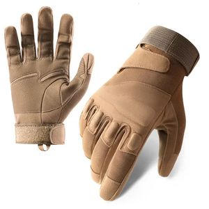 Cycling Gloves Tactical Full Finger Men Military Outdoor Sports Army Shooting Airsoft Motorcycle Bicycle Paintball Combat 231031