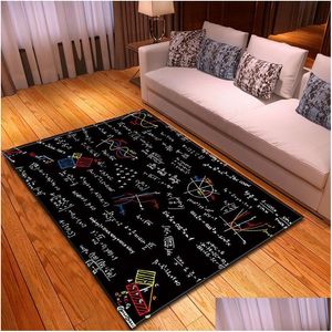 Carpet Carpet Periodic Table Of Elements Rugs Carpets For Living Room Bedroom Coffee Floor Mats Chemistry Math Pattern Antislip 230615 Dhfqi