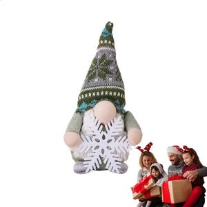 クリスマスの装飾クリスマスフェイスレスドールライトフェイスのないルドルフのぬいぐるみのぬいぐるみかわいい居心地の良いギフト家族のホリデーペンダントとホーム231030