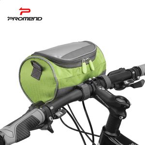 Packtaschen Taschen PROMEND Fahrrad Radfahren Fahrradtasche Vorderkorb Lenker Schulter Fahrradzubehör Handytasche Packtasche Regenfest 231030