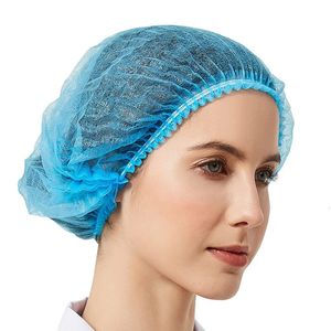 Other Home Garden Disposable Hairnets Non Woven Fabric Sterile Hat Cooking Hygienic Food Workshop Dust Cap SPA Hair Salon Makeup Bathroom Supplies 231031