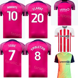 FC Soccer 7 Jobe Bellingham Jersey 23-24 Kulüp Takımı 1 Anthony Patterson 20 Jack Clarke 17 Abdoullah BA 24 Daniel Neil Futbol Gömlek Spor Hayranları için Üniforma Sangdelan