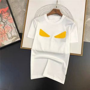 23SSデザイナープラスメンズTシャツポロスラウンドネック刺繍と印刷されたポーラースタイルの夏の服を通り、男性と女性向けの純粋なwech ff cotton s-5xl luxury Tシャツ