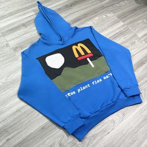 Fleece Hoody CPFM Catus Bitki Vintage Hoodie Street Moda Erkek Tasarımcı Hoodies Grafik Sweatshirtler Büyük Boy Hooded Plus Boyut Sweatshirt UNISEX SUPERLER