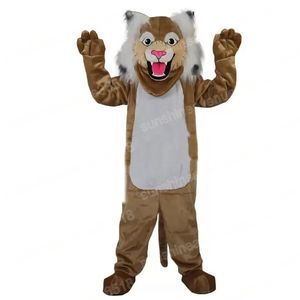 Halloween Brown Lion Mascot Costume High Quality Cartoon theme character Carnival Adults Size Christmas Birthday Party Fancy Outfit For Men Women