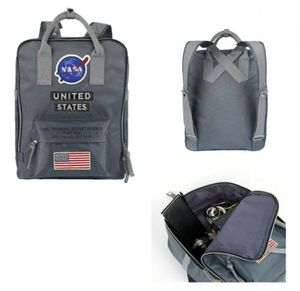 Брендовая сумка через плечо NASA Travel Backpack 19ss Национальный флаг Дизайнер Нейлон Женская школа США Многофункциональные сумки Мужчины Студенты Сумка Hand9854336