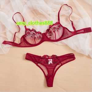 Bras Define Malha Lace Lingerie Set Underwire Ver através de Brassiere Sexy Underwear Sutiã e Calcinha Transparente Íntimo 230325