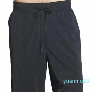 Shorts masculinos de secagem rápida para ioga, esportes, fitness, calças curtas com cordão cinturável, calça de moletom para treinamento de verão com bolsos traseiros, corrida, atletas, meninas