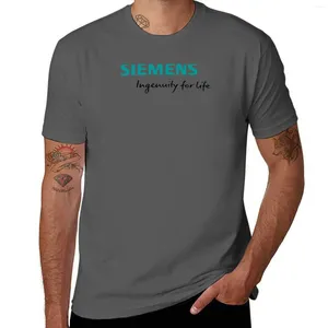 Polos masculinos Siemens Ingenuity For Life Camiseta Simples Roupas Estéticas Homens Camisetas