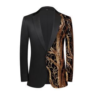 Herrdräkter Blazers Men's Suit Boutique Sequin Jacket Party Wedding Blazer 231030