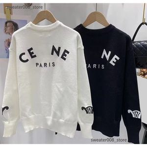 France paris designer womens knits woollen sweater wear with front letter embroidery comfortable knitting Pullover classic style Top quality sweaters