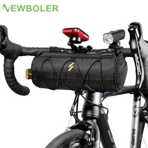 Cestos Sacos BOLER Bicicleta Bolsa Guiador portátil Pannier Multiuso à prova d'água Mochila MTB Estrada Ciclismo Quadro Tubo Elástico Banda 231030