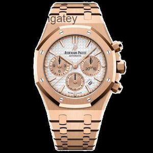 AP Swiss Luxury Wrist Watches 26315oroo1256or Royal AP Oak Series 18K Rose Gold Automatisk mekanisk klocka Mens Watch 26315or All Gold Chronograph Mens Watch Oveg