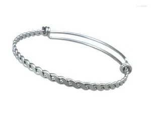 Bangle 10pcs/lot Twisted Stainless Steel Adjustable Bracelet - Braided Sample Order