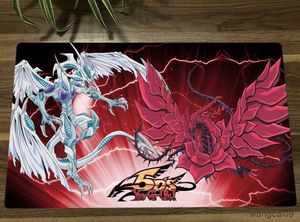 Mauspads Handgelenk YuGiOh Black Rose Dragon Stardust Dragon Mat Anime Trading Card Game Playmat Anti-Rutsch-Mauspad 60x35cm Tasche R231031