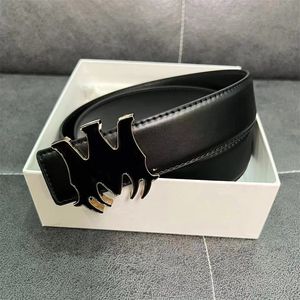 Casual ceinture designer belt for mens genuine leather luxury belt simple business letter big buckle black soft lady belt fashion accessories ga020