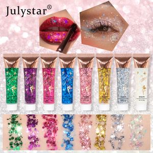 Makeup Fairy Colorful Mermaid Scale Gel Glitter Eyeshadow Liquid Face Lip Glitter Body Polarizing Stage Glitter Eyeshadow