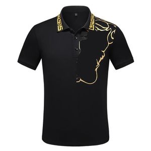 2023 designer stripe polo shirt t shirts snake polos bee floral mens High street fashion horse polo luxury T-shirt M-3XL0 9259D