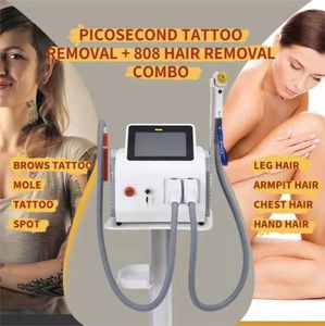 Picosecond 2 em 1 diodos laser de alta potência máquina de beleza indolor laser permanente remoção de tatuagem remoção de pigmento rejuvenescimento da pele
