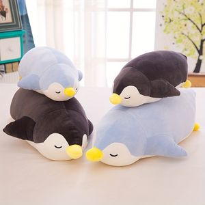 Sevimli simülasyon deniz hayvan penguen peluş bebek akvaryum hayvanlar oyuncak yastık Noel doğum günü düğün 35cm 13.78inch la864