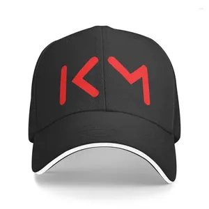 Basker cool km mbappe baseball cap för män kvinnor personlig justerbar unisex fotboll fotboll pappa hatt utomhus