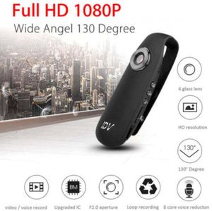 Hela 1080p Digital Mini Camera Camcorder Liten Body sliten Polis Cam Motion Detection Sports DV Car DVR för Home Pets Office