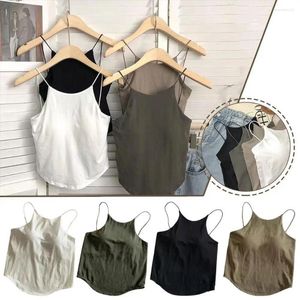 Camisoles tanques 1 pcs colete sutiã camisola linda volta anti-desbotamento