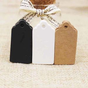 Party Decoration DIY Food Label 100pcs Packaging Labels Paper Hang Tags Kraft 2 4cm Wedding Favor Gift Christmas For