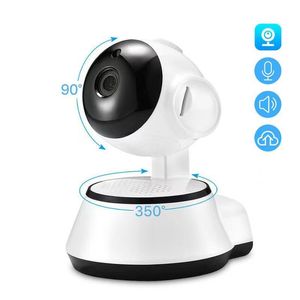 WiFi IP Kamera Ev Gözetim 720p HD V380 Pro Night Vision Two Way Sesli Bebek Monitörü Kablosuz Video CCTV Güvenlik Kamerası