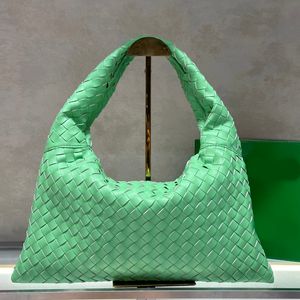 Weave Shoulder Bag Intrecciato Calfskin Leather Lop Hobo Bag Women Designer Bag Braided Calfskin Leather Single Shoulder Underarm Bag Armpit Bags Crochet Purse