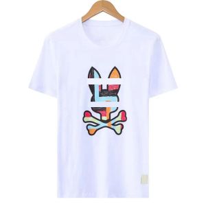 Physcho Bunny Men's T-shirts Women Bunny T-shirts Cotton T Shirt Fashion Casual Summer Printing Short Sleeve Par Casual Outdoor High Quality T Shirt 909