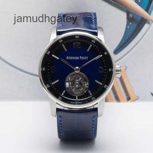 AP Swiss Relógios de pulso de luxo Relógio masculino CÓDIGO 11.59 Série 26396BC 18k Material platina 41 diâmetros Placa azul Relógio de pulso mecânico automático UNUV