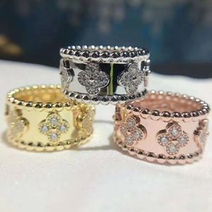 Anel de designer para homens mulheres anéis de banda de diamante de prata para mulheres vanly cleefly luxo brilhante pedra de cristal luxurys jóias de casamento