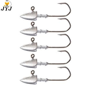 Ami da pesca Testa triangolare 35g 5g 7g 10g 14g 20g Tipo di nave amo da pesca morbido verme jig Gancio di richiamo Jig Tackle 231031