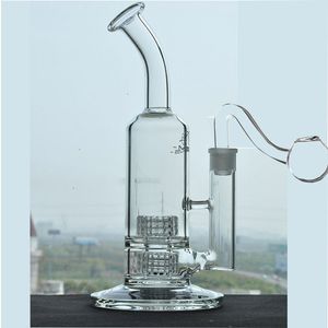 Mobius Thick Glass Bong Hookahs Shisha Stereo Matrix perc glass water bongs Smoke Water Pipes Heady Dab Rigs with 18mm Bowl