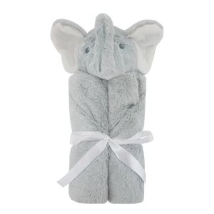 Sacos de dormir Bebê Cobertores de Pelúcia Carrinho Consolador Inverno Nascido Cama Folha Cinza Elefantes Criança Menino Menina Swaddle Wrap Cobertor Infantil Quilt 231031