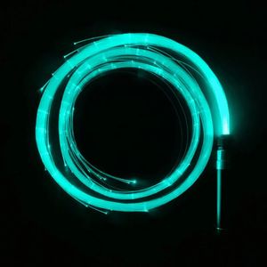 Altri giocattoli Frusta in fibra ottica LED USB Corda ottica ricaricabile a mano Pixel Light up Flow Toy f Dance Party Spettacolo di luci Rave Festival 231030