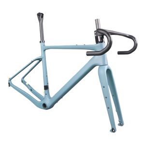 Vollständig interner Kabelscheiben-Gravel-Fahrradrahmen GR044, individuelle Lackierung, verfügbare Größe 49/52/54/56/58 cm