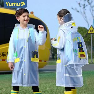 Yağmurda Yağmurlu Çocuklar Yağmurluk Erkekler ve Kızlar Moda Anaokulu Küçük Boy Su Takım Su Geçirmez Bebek Poncho Kids 231031