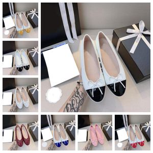 Designer-Schuhe, Paris-Markenschuhe, Damen-Kleiderschuh, Designer-Ballerinas in Schwarz, Schuhe für Damen, Frühling, gesteppt, echtes Leder, Slip-on-Ballerina, Luxus-Ballerina mit runder Spitze, L5